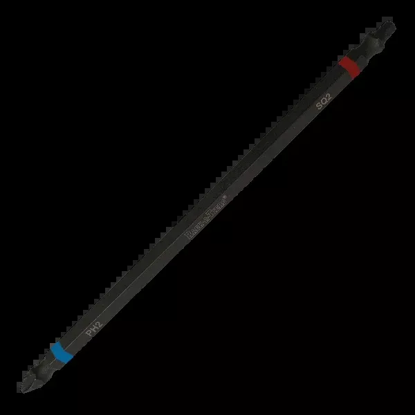 Rack-A-Tiers 70226BRP1 #2 Blue Phillips and #2 Red Robertson Square Red Double Ended Impact, 6"