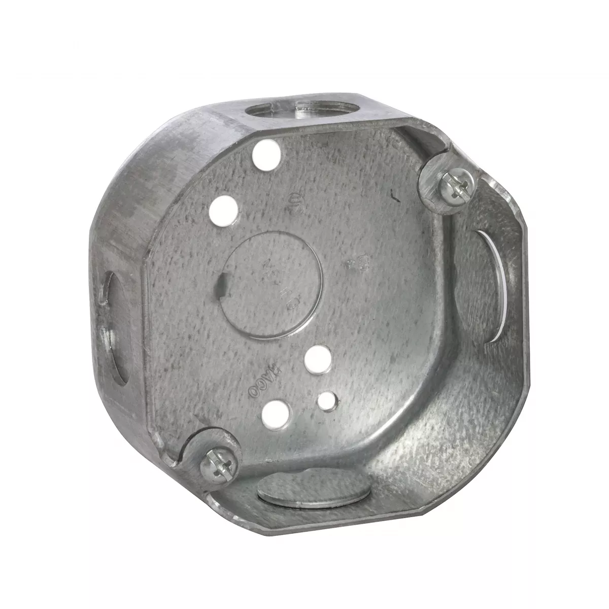 Raco 110 3-1/2" Octagon Box, 1-1/2" Deep, 1/2" Side Knockouts