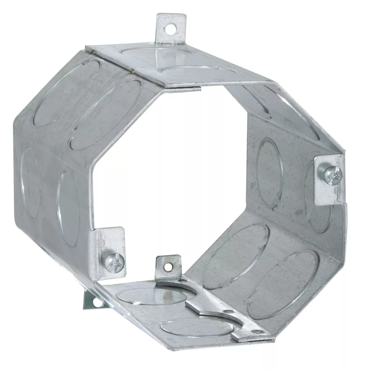 Raco 279 Concrete Ring, Welded, 4" Deep, Double Row 3/4" & 1" KO's