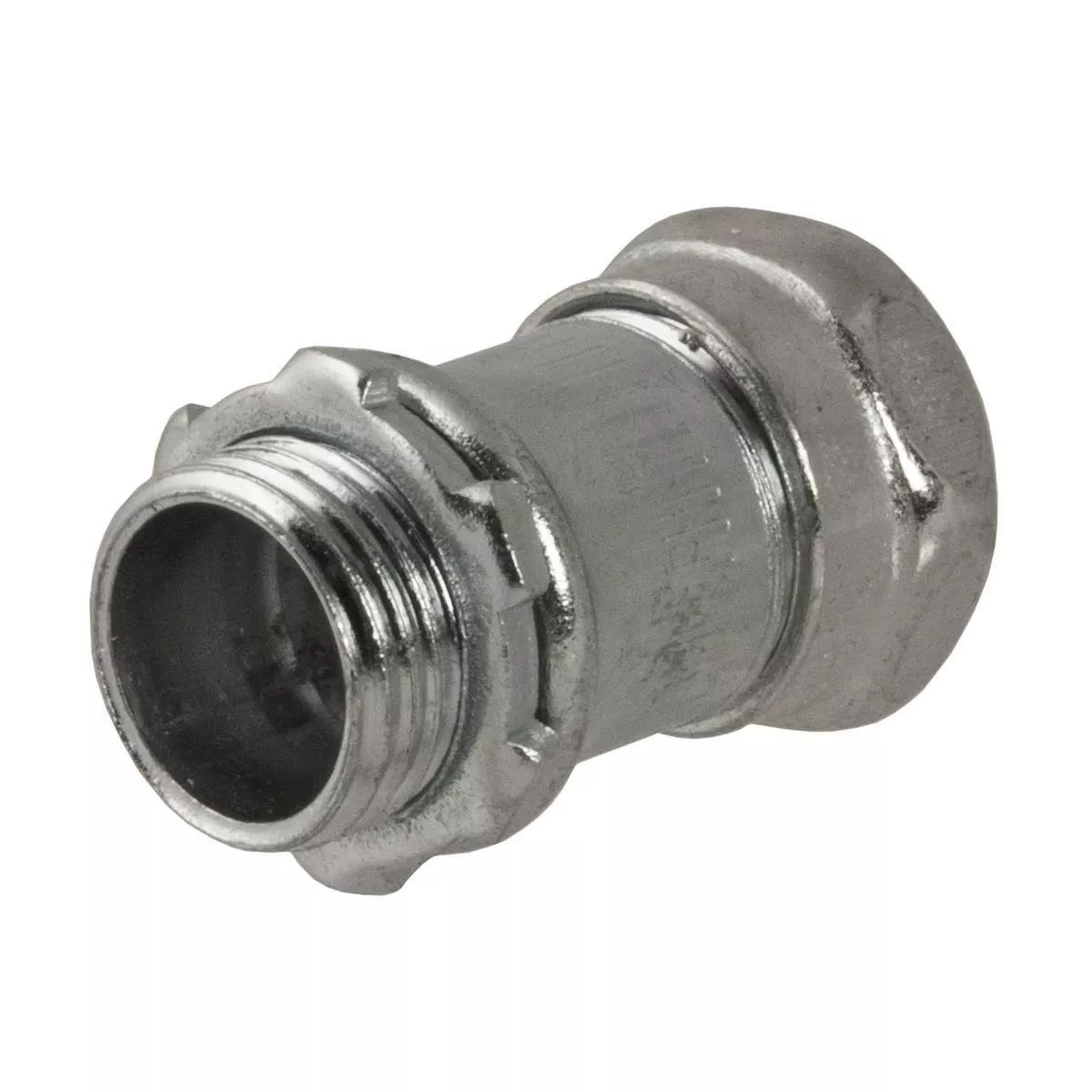 Raco 2904 1" EMT Compression Connector, Uninsulated, Steel