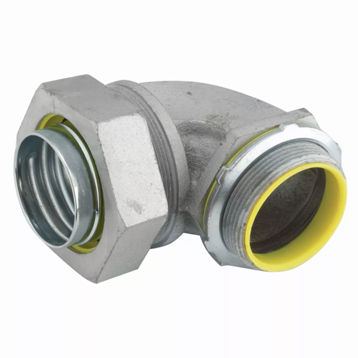 Raco 3548 2" 90 Degree Liquidtight Connector, Insulated, Malleable Iron