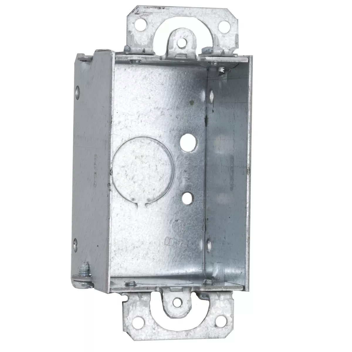 Raco 400 3" x 2" Switch Box, Gangable, 1-1/2" Deep, Three 1/2" KO's & Plaster Ears