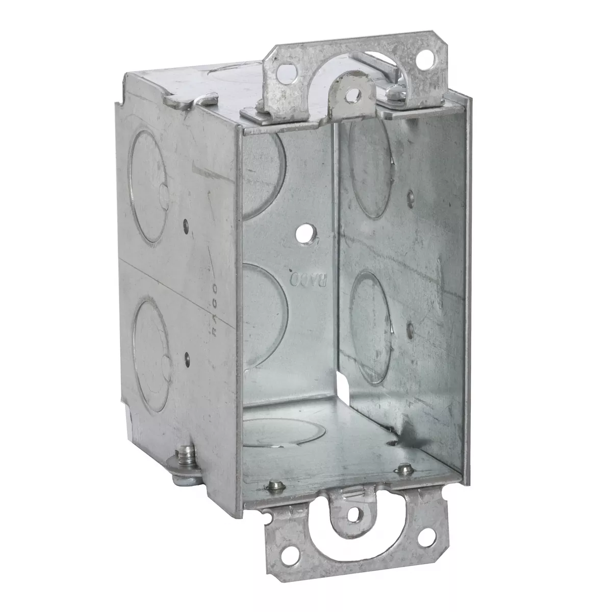 Raco 560 3" x 2" Switch Box, 2-3/4" Deep, Gangable, 1/2" End Knockouts, w/Plaster Ears