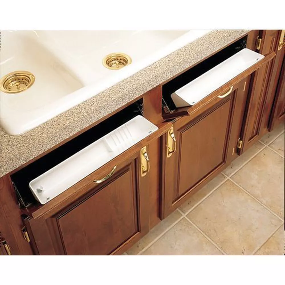Rev-A-Shelf- Tip-Out Tray LD Deluxe w/ 2 pair of 45 Degree Hinges