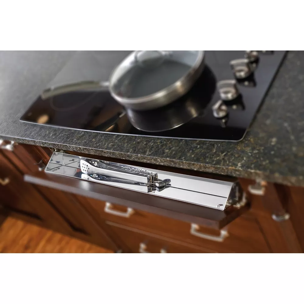 Rev-A-Shelf- Tip-Out Tray Stainless Steel with Soft-Close Hinges