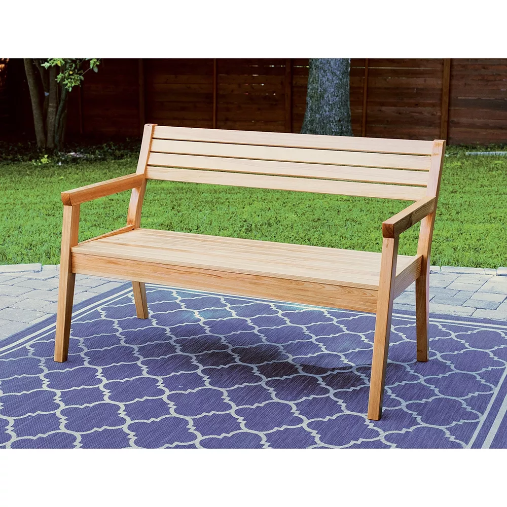 Rockler Modern Patio Love Seat Plan with Templates
