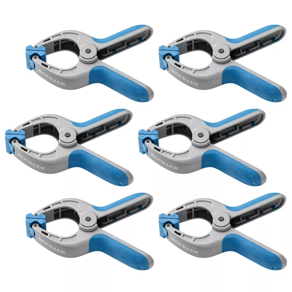 Rockler Small Spring Clamps, 6-Pack