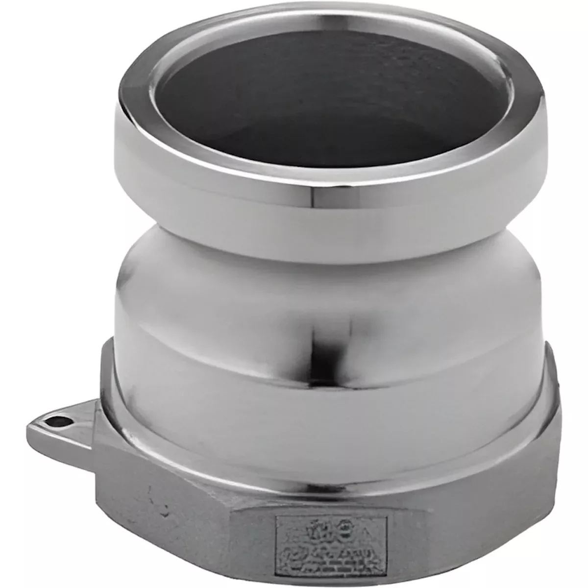 A SERIES 1-1/2" ALUMINUM FEMALE PIPE THREAD X MALE COUPLER