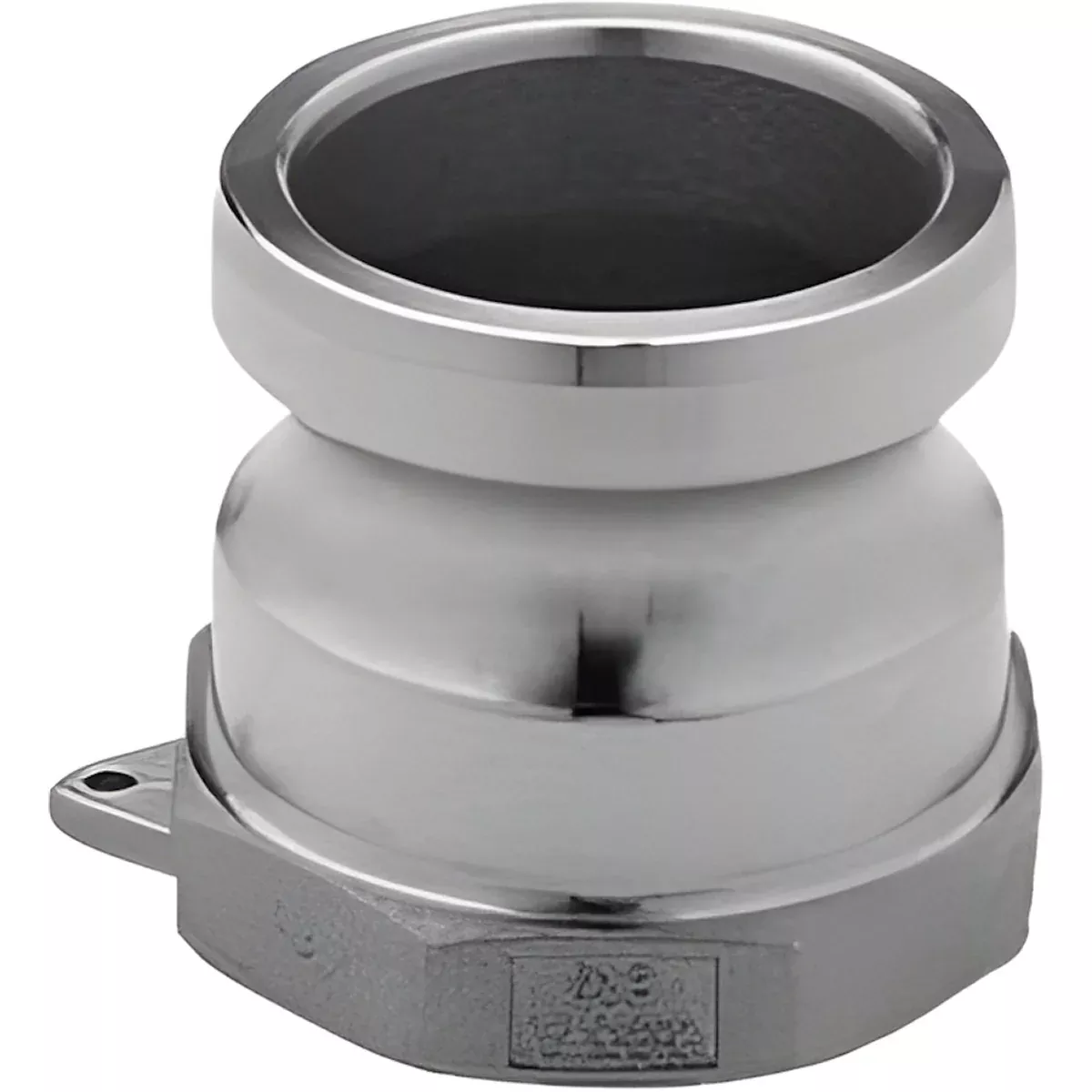 A SERIES 2" ALUMINUM FEMALE PIPE THREAD X MALE COUPLER