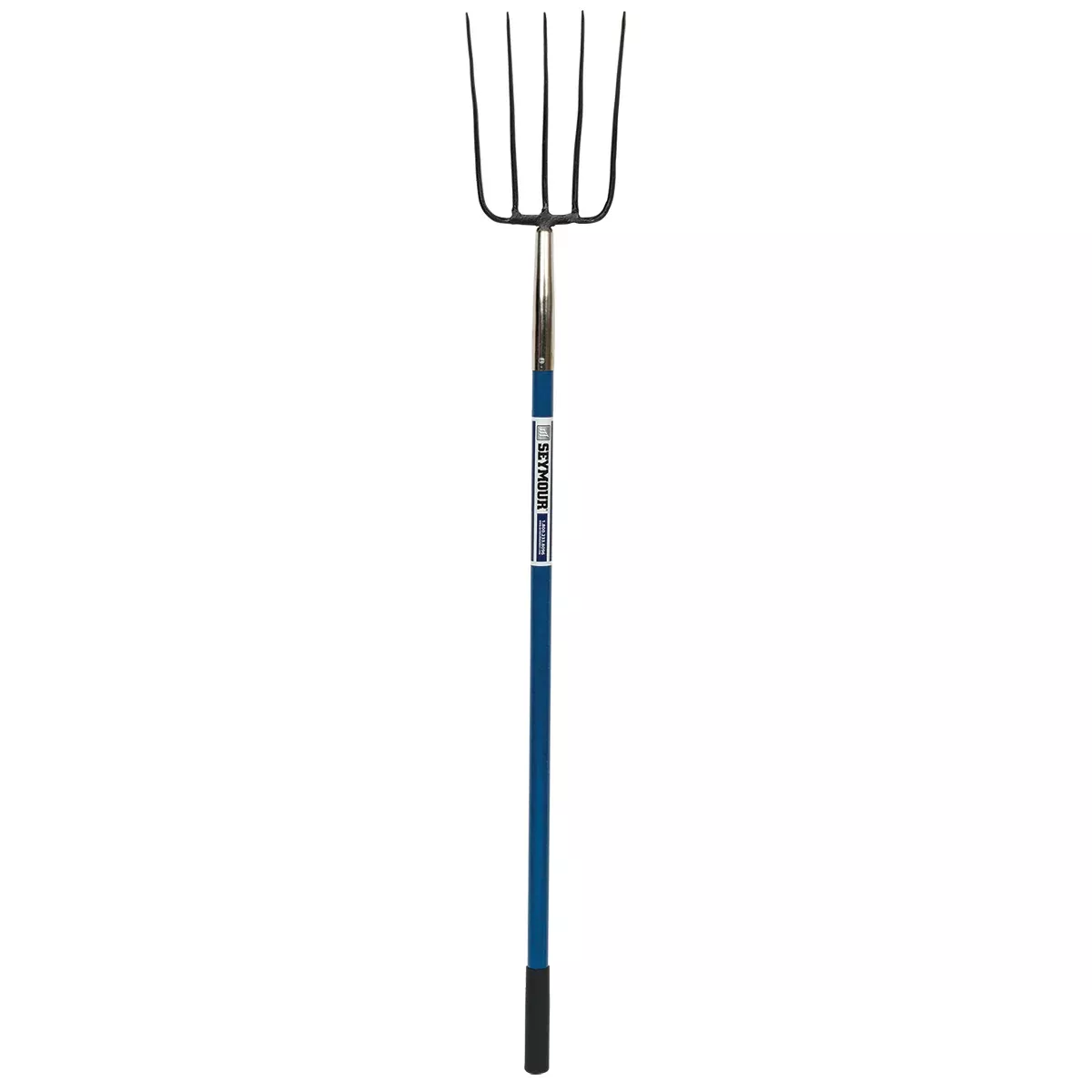 Seymour 49286 5-Tine Manure Fork w/ 48 In. Fiberglass Handle