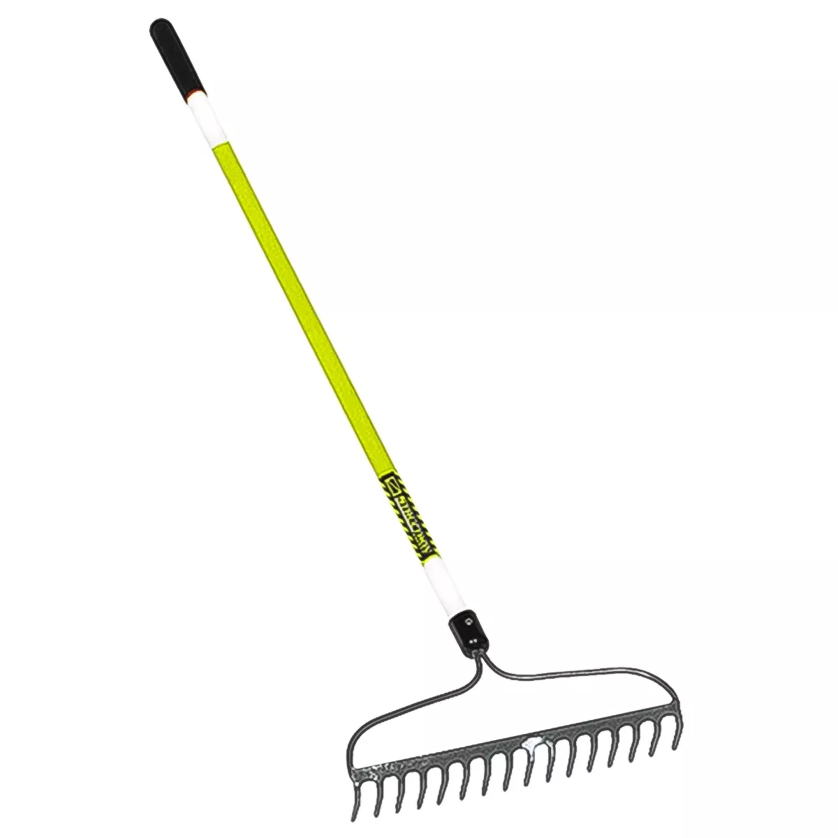 Seymour 49754 Structron 16-Tine Bow Rake w/ 60 In. Fiberglass Handle