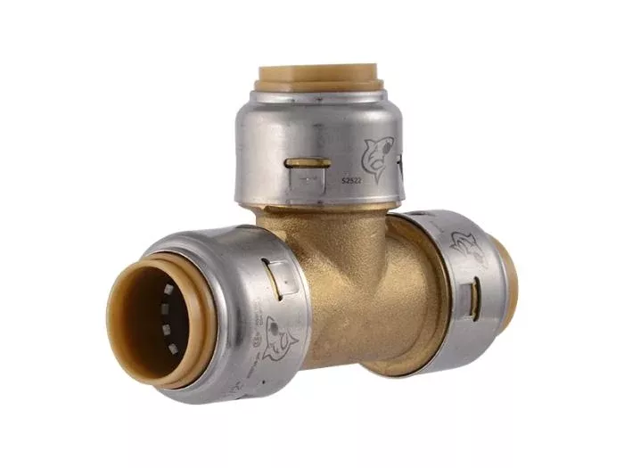 SharkBite Max UR362 1/2" x 1/2" x 1/2" Brass Push Tee