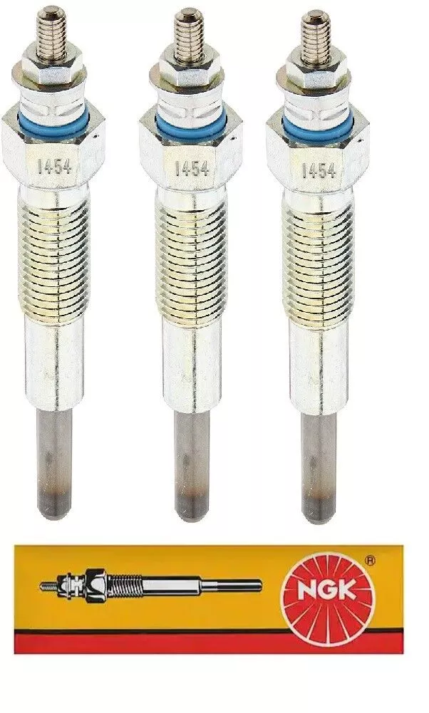 Shibaura SD4643T Tractor NGK GLOW PLUG Set of 3