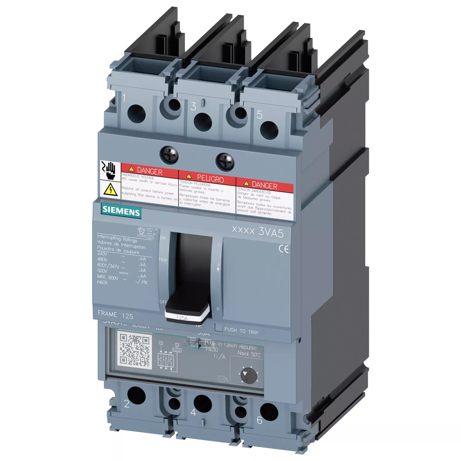 Siemens 3VA5180-6ED31-0AA0 BRKR 3VA51 3