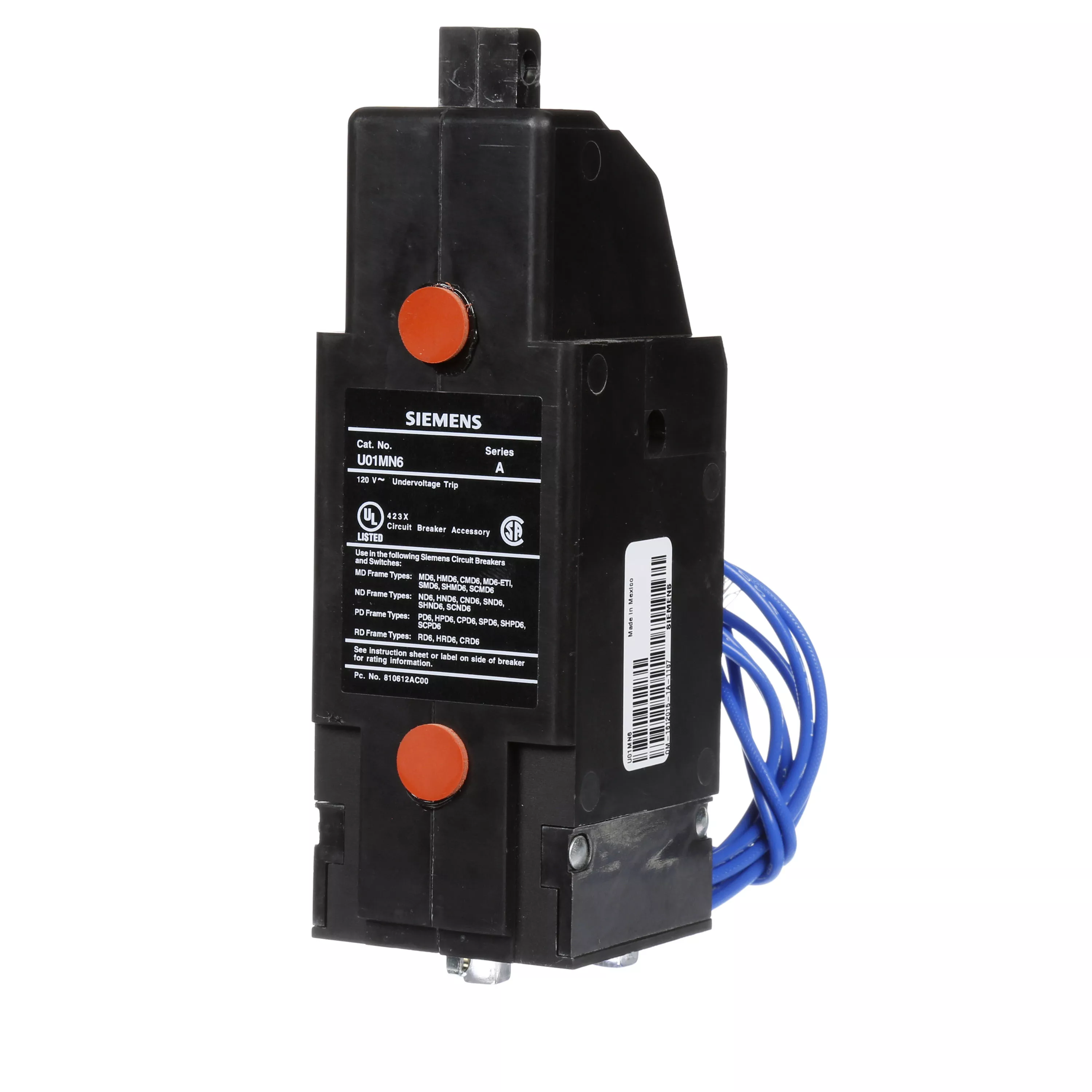 Siemens U01MN6 UND.VOLT FOR MD,N