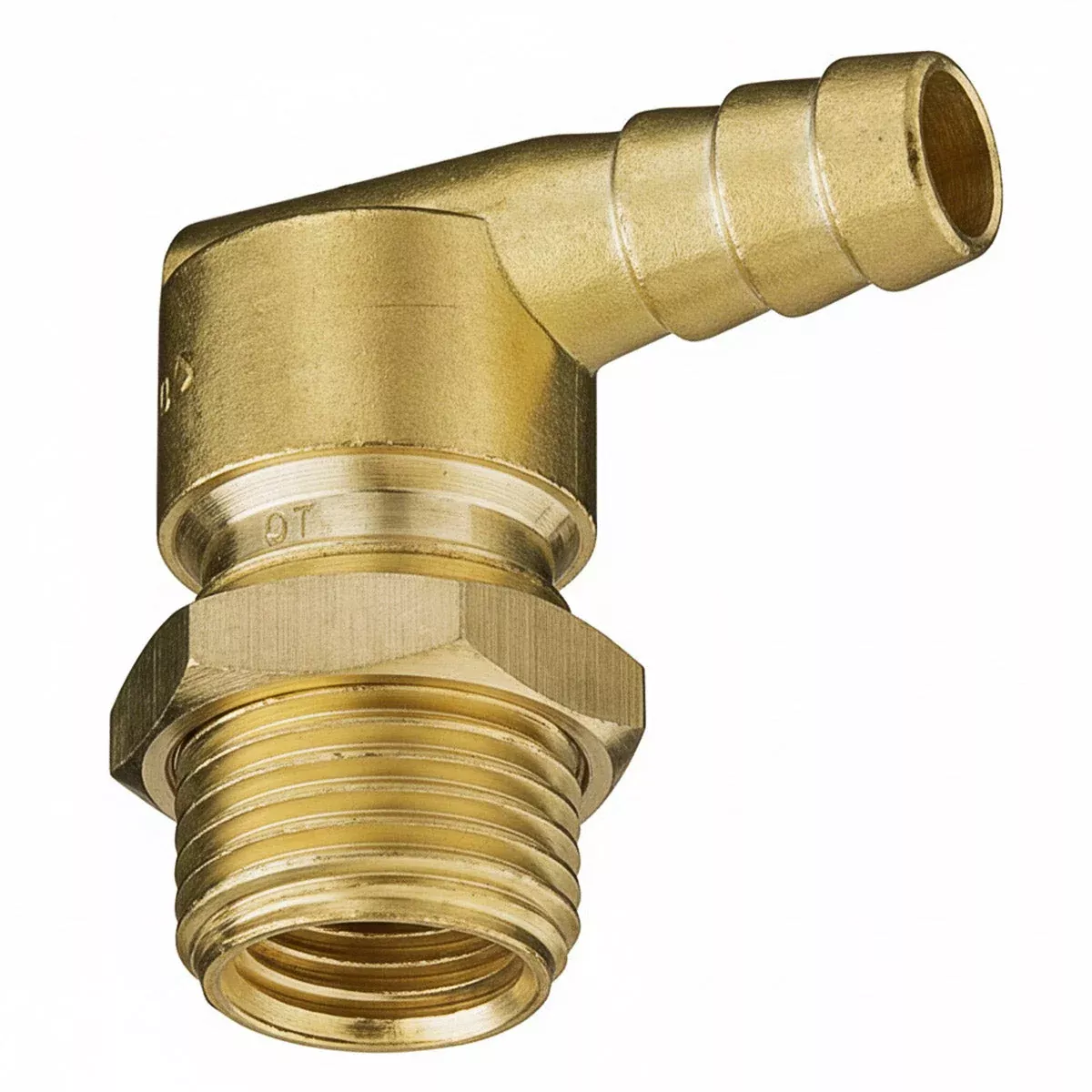SINGLE HOSE BARB NOZZLE BODY - 3/8" HOSE -BRASS