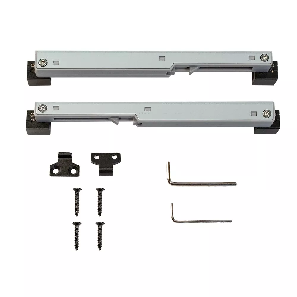 Soft-Close Kit for Mini Rolling Door Hardware, Black