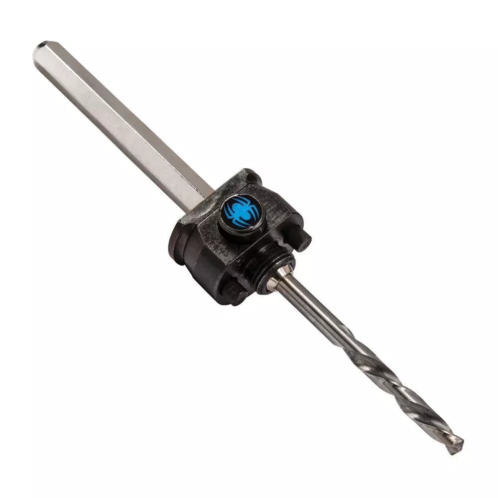 SPYDER 600634P Hex10 1/2 HSS Quick Change Hole Saw Arbor Assembly Rapid Core Eject