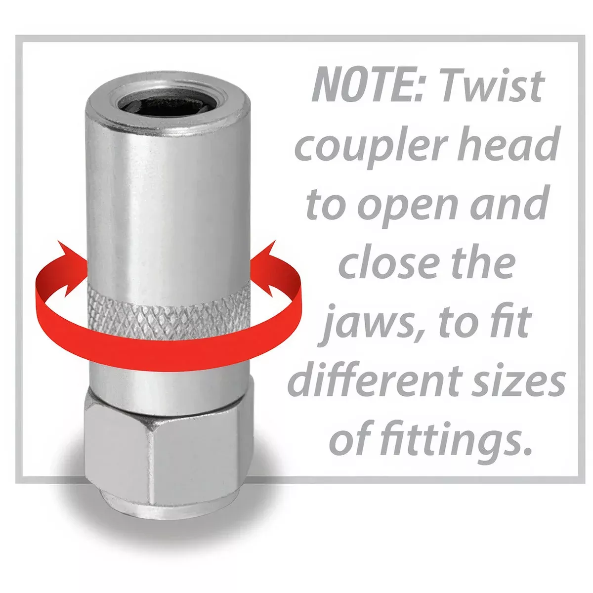 STANDARD DUTY GREASE GUN COUPLER
