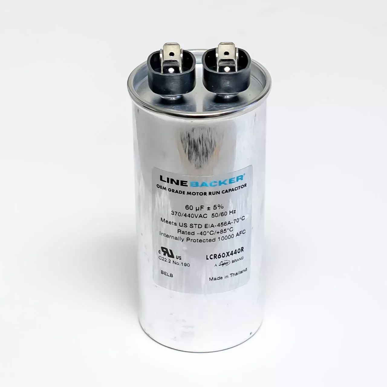 Supco LCR60X440R Linebacker Round Run Capacitor