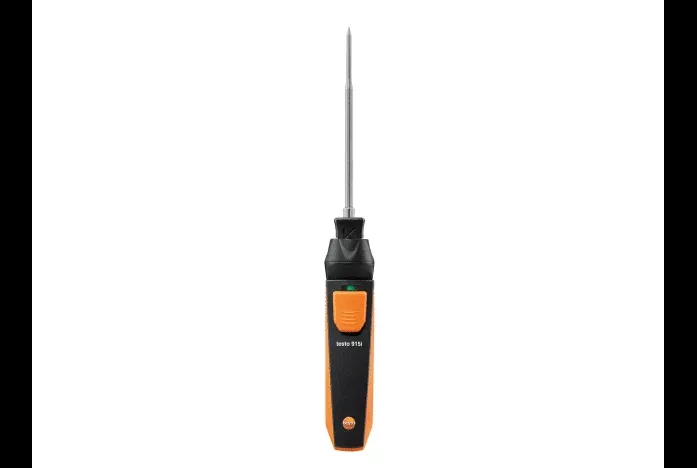 Testo 0563 1915 testo 915i - Thermometer with immersion/penetration probe and smartphone operation