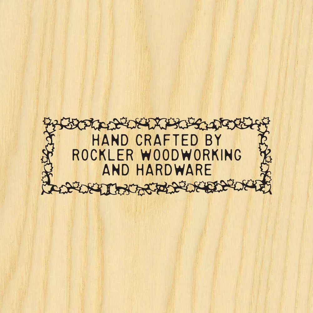 Three-Line Leaf Branding Iron, Head Only (for Electric Handle)