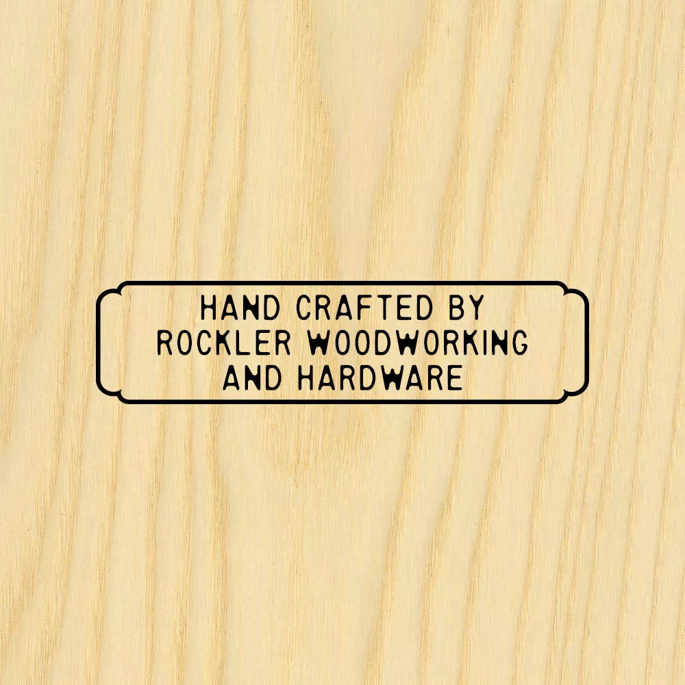 Three-Line Rectangle Branding Iron, Head Only (for Torch-Heated Handle)
