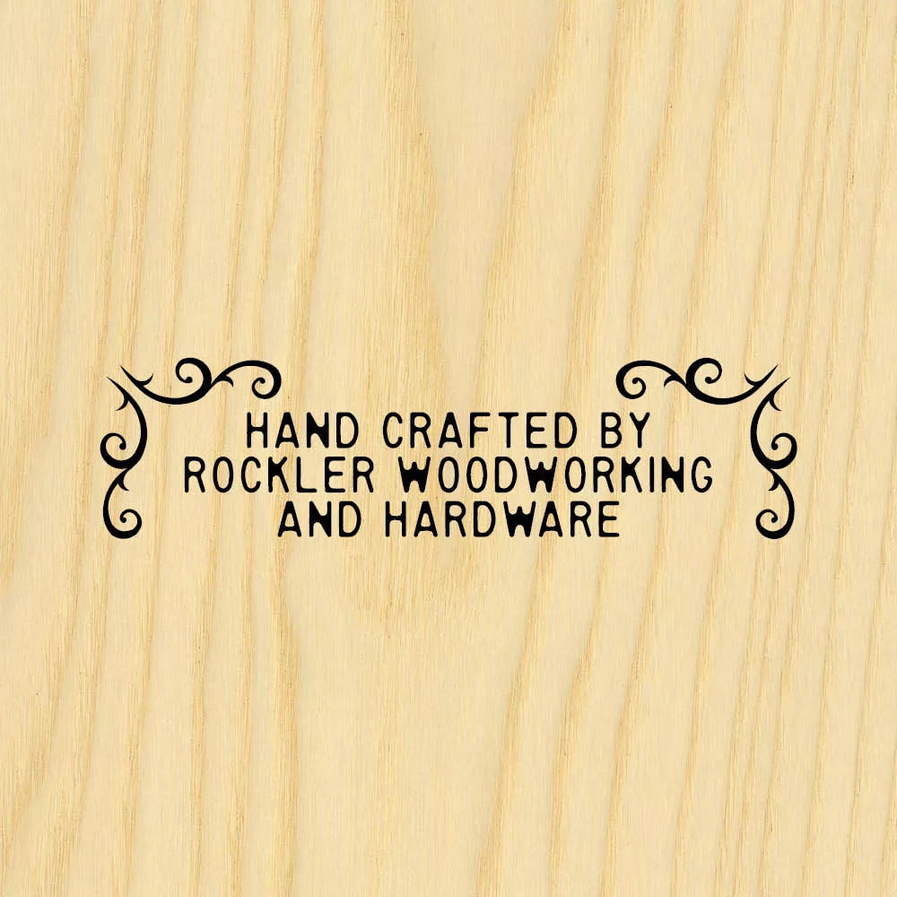 Three-Line Scroll Branding Iron, Head Only (for Torch-Heated Handle)