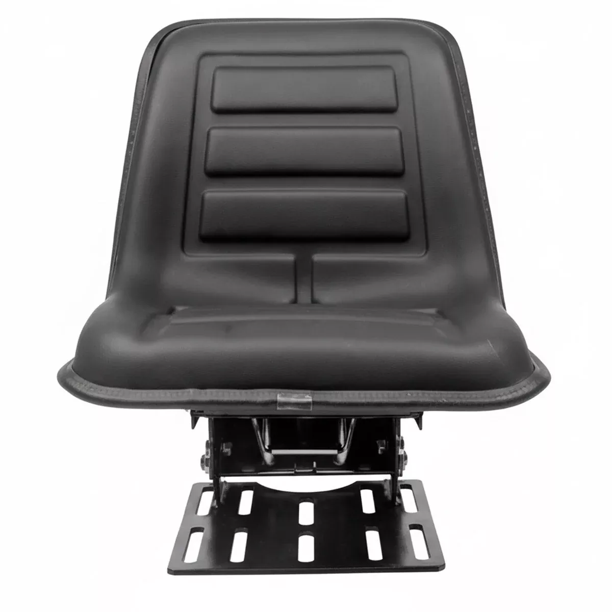 TISCO Universal Compact Tractor & Industrial Seat with Suspension - Black Vinyl