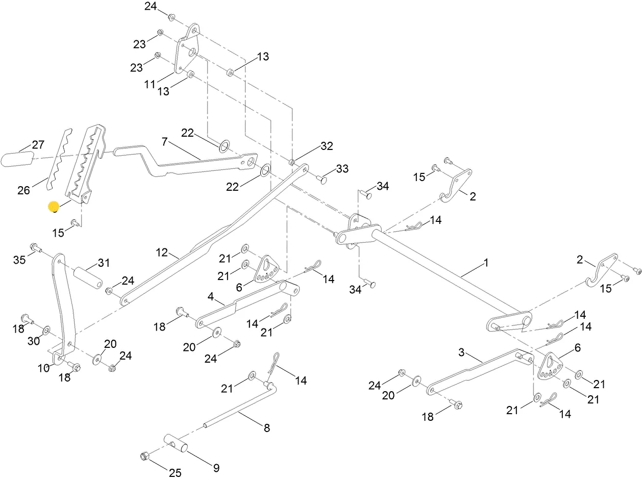 Toro OEM 139-2350-01 Height of Cut (HOC) Bracket Fits Current/Late - 34" Timecutter Standard - 42" Timecutter ZS, MX, 4200, Standard, My-Ride - 50" Timecutter MX, 5000, Standard, My-Ride - 54" Standard, My-Ride (Models Cast Aluminum Axle's).