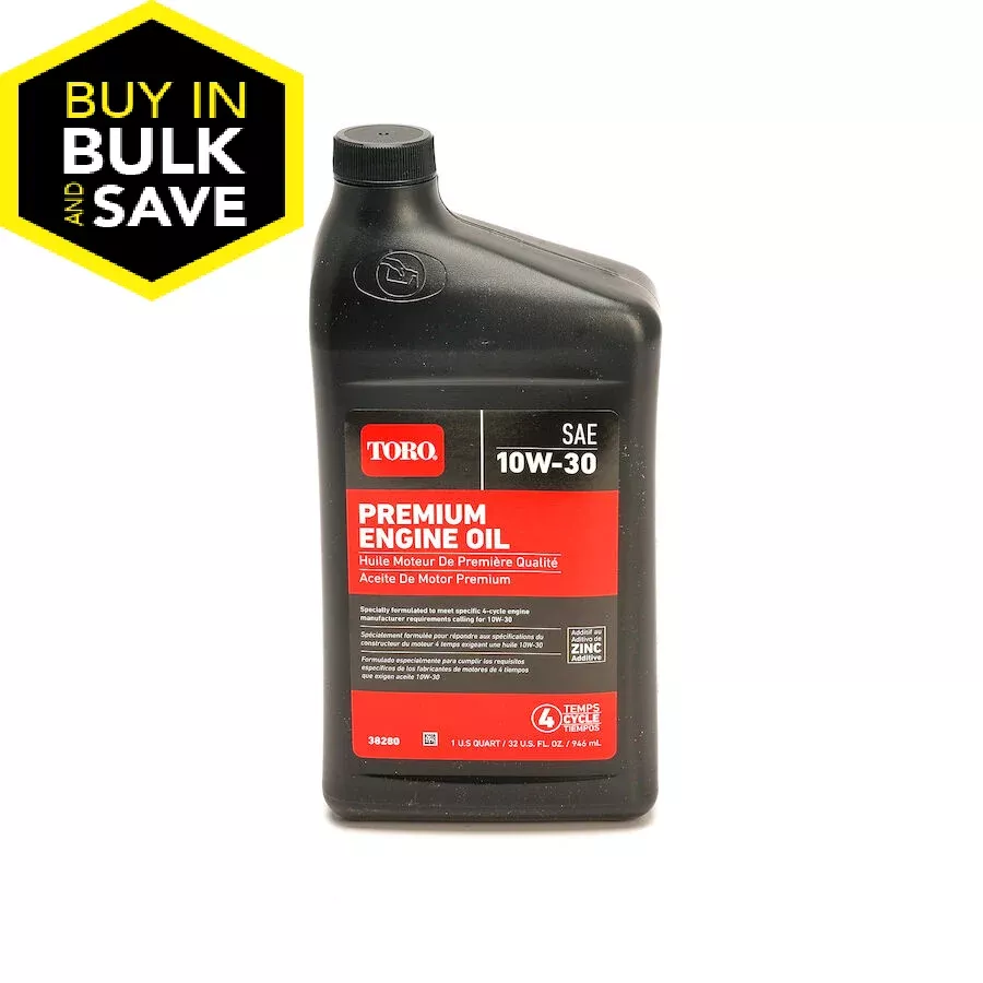 Toro OEM 38280 10W30 4-Cycle Engine Oil 32oz. Bottle