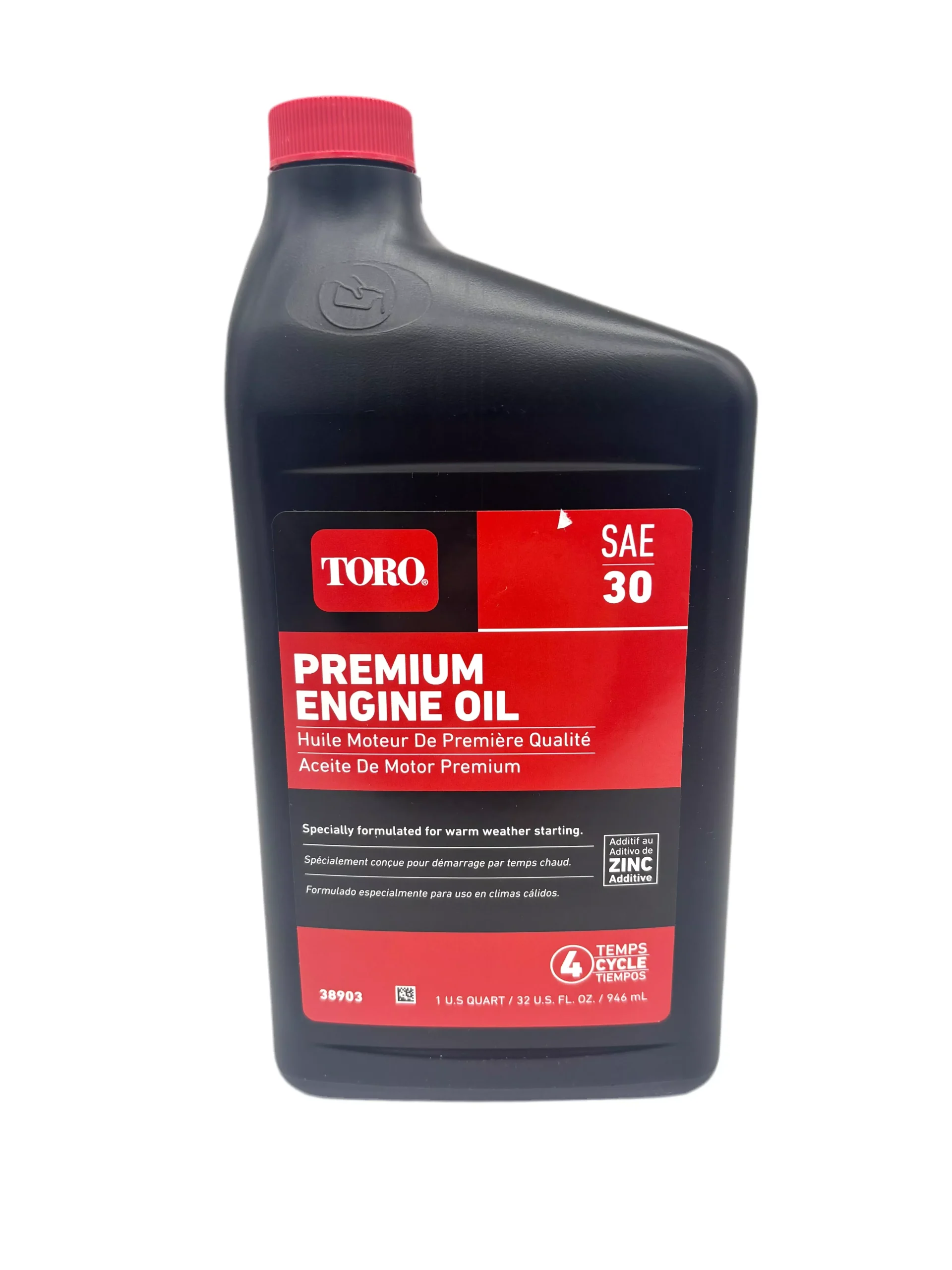Toro OEM OIL 38903 SAE30 4 Cycle Lawn Mower Engine Oil Quart