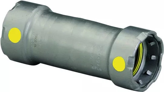 Viega 25081 1" x 1" MegaPressG Extended Coupling without Stop