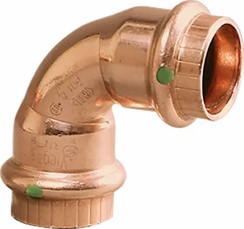 Viega 77022 3/4" x 3/4" ProPress Copper 90° Elbow