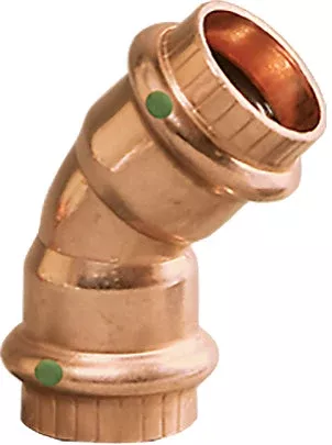 Viega 77607 1/2" x 1/2" ProPress Copper 45° Elbow
