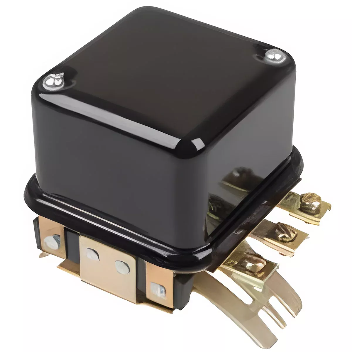 Voltage Regulator - 12-Volt, 3-Terminal, Saddle Mount, Delco Style
