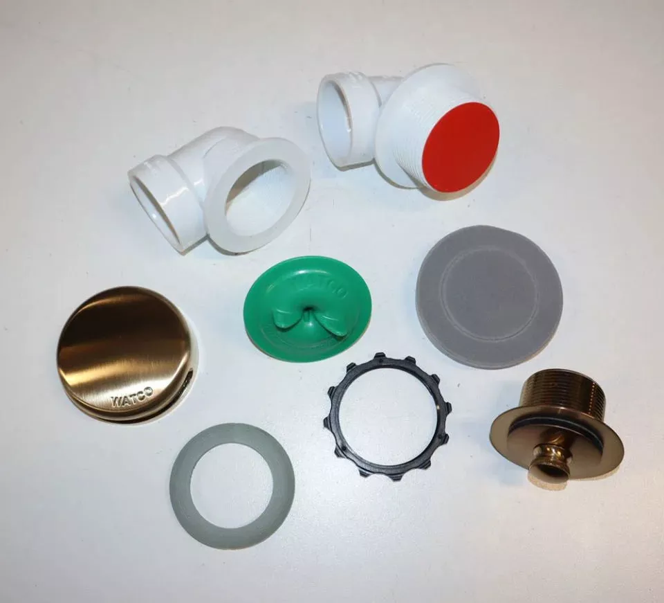 Watco 901-LT-PVC-BB Innovator Lift & Turn Half Kit Bath Waste, Sch 40 PVC, Champagne/Brushed Bronze