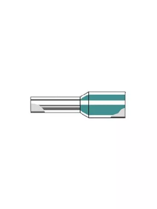 Weidmuller 14AWG 18 mm Blue Terminal Block Ferrule
