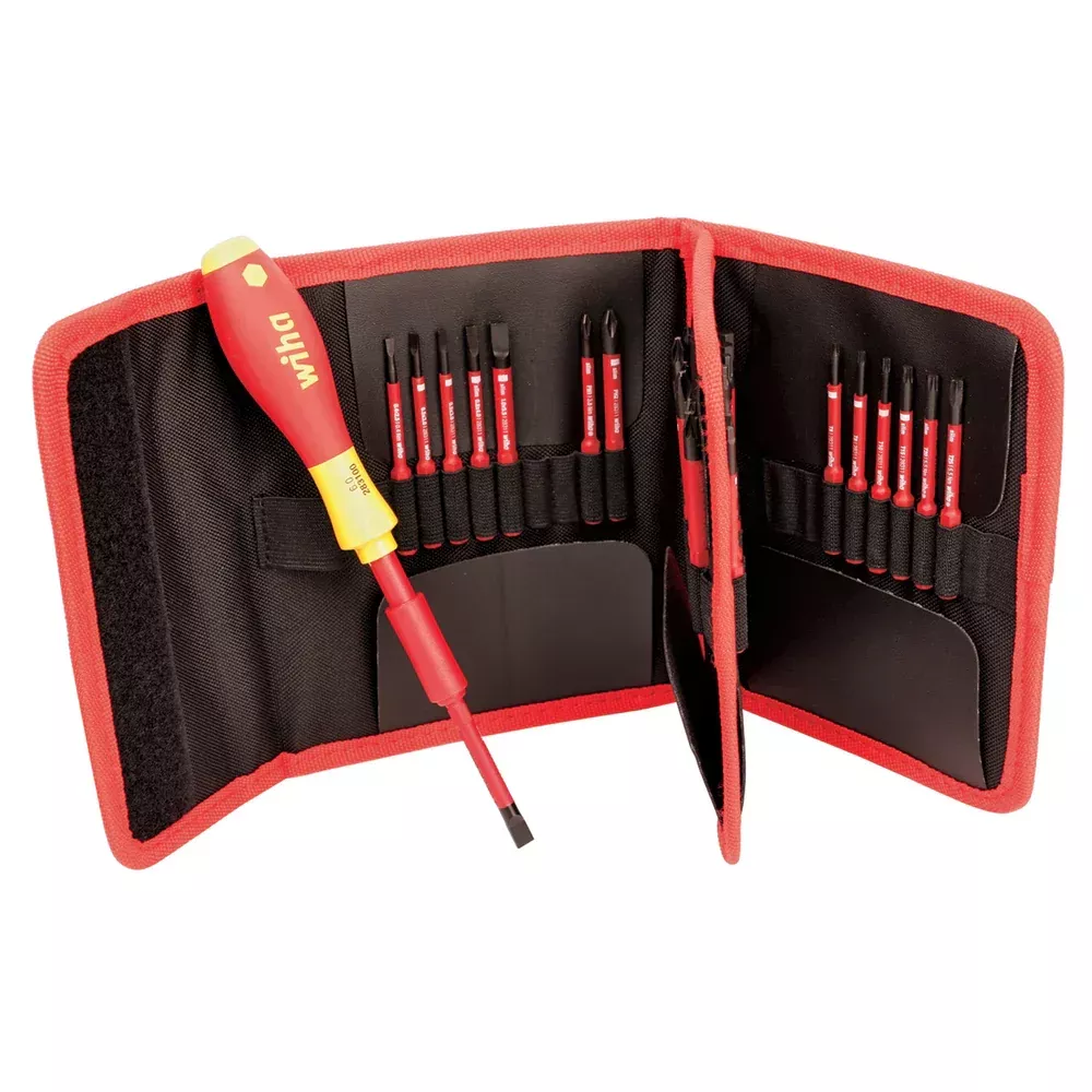 Wiha Tools 28399 30 Piece Insulated SoftFinish SlimLine Blade Set