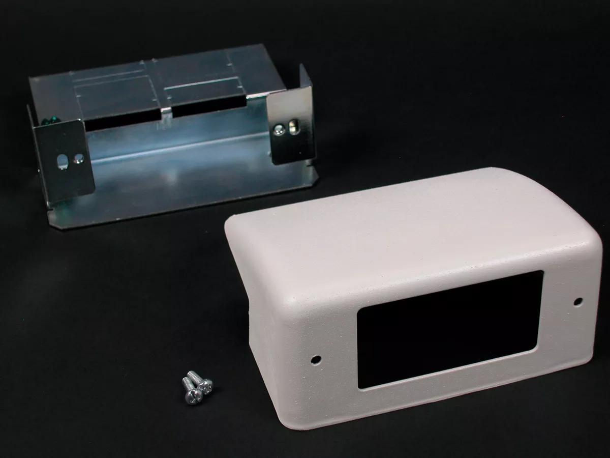 Wiremold 24DWNR-FW 2400-Series Downward Decorator Device Bracket Fitting, Fog White