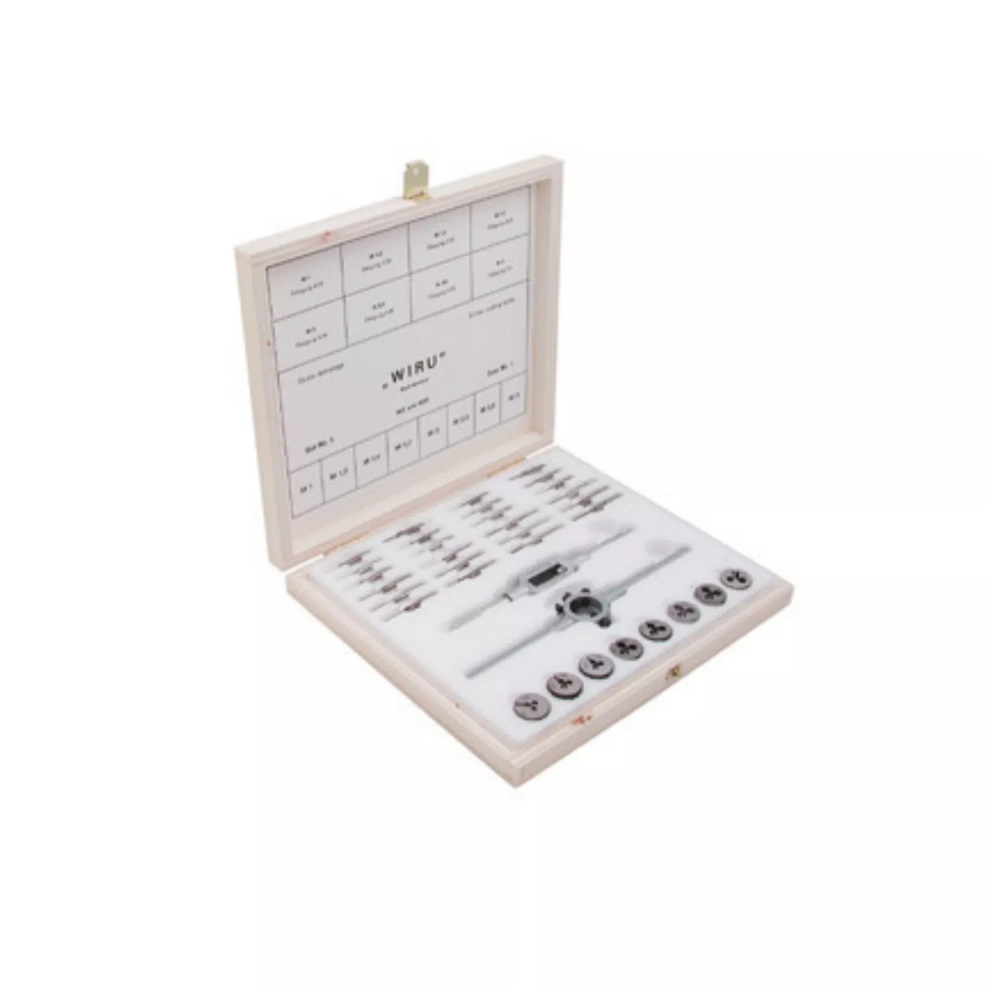 Wiru Germany Watchmaker's Tap & Die Set - Large Set