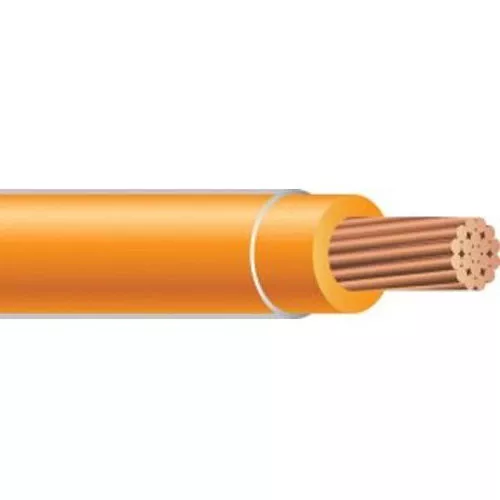XHHW #8 Stranded ORANGE Copper Wire (1000ft Reel)