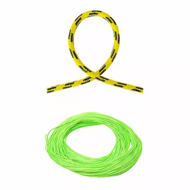 Yellow, Black 24 Strand Arborist Rope Kit With Throw Line Kit