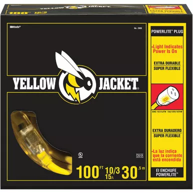 Yellow Jacket 100 Ft. 10-3 Contractor Grade Extension Cord 2806 536768