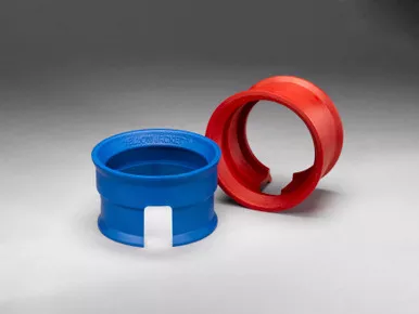 Yellow Jacket 49090 2-1/2" Red and Blue Gauge Boot Set